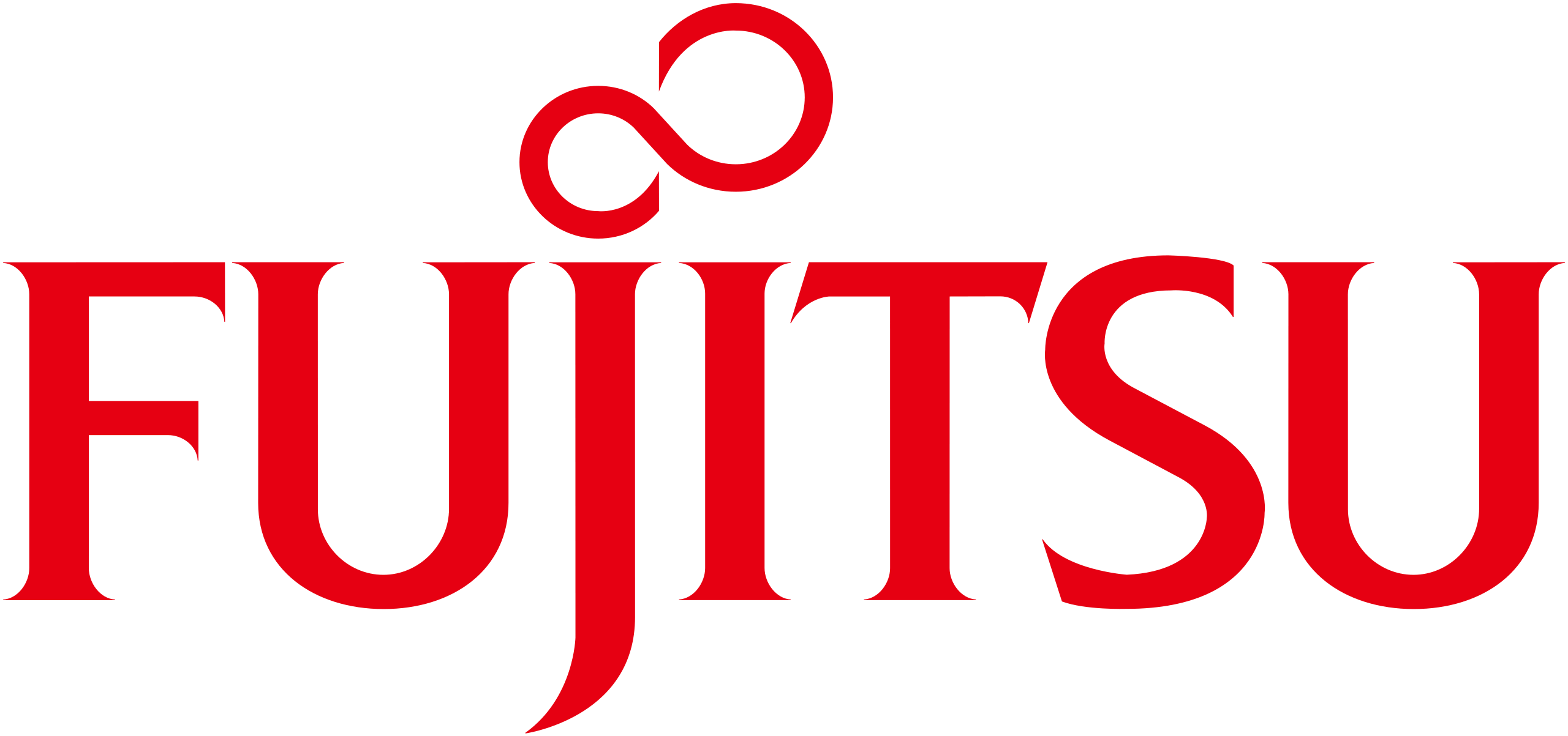 Red Fujitsu logo